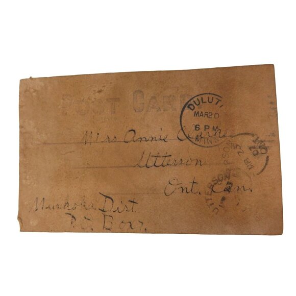 Vintage Leather Postcards With Humorous Illustrations and Quotes - Picture 9 of 10